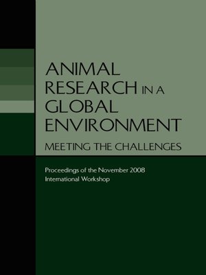 cover image of Animal Research in a Global Environment